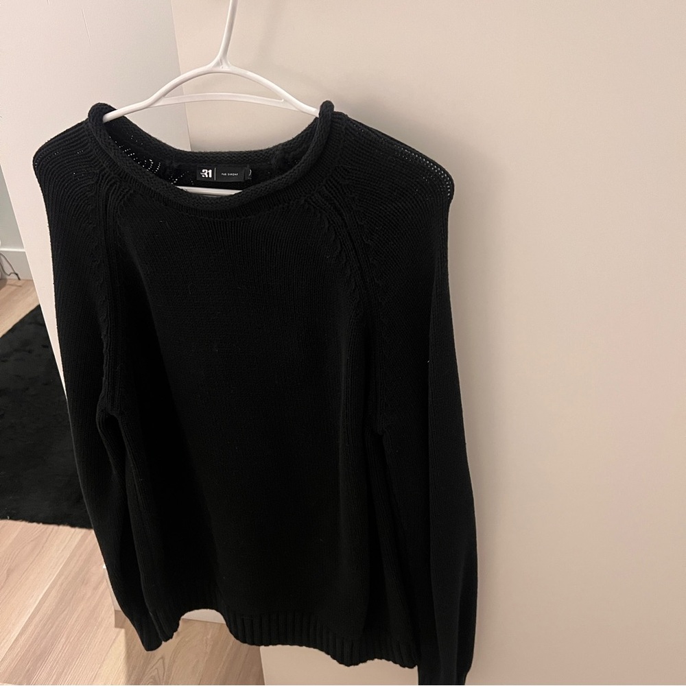 Simons Black Knit Top